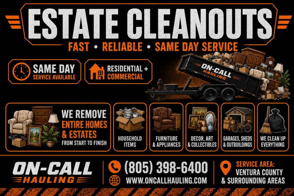 Estate Cleanout Service In Ventura County