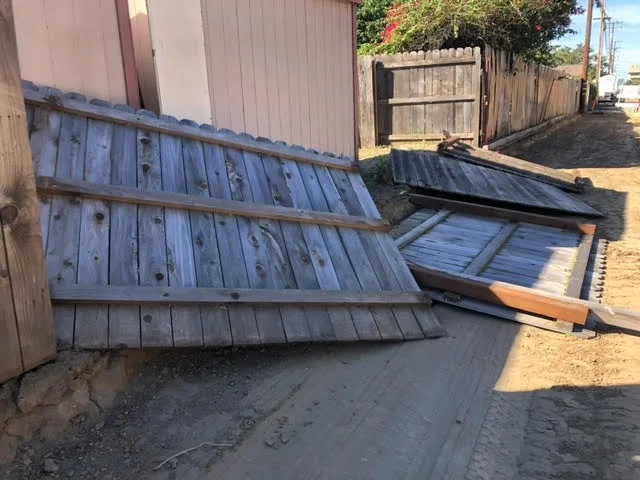 Fence Debris Removal in Ventura County