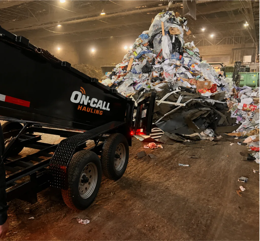 Dump trailer at Ventura Dump